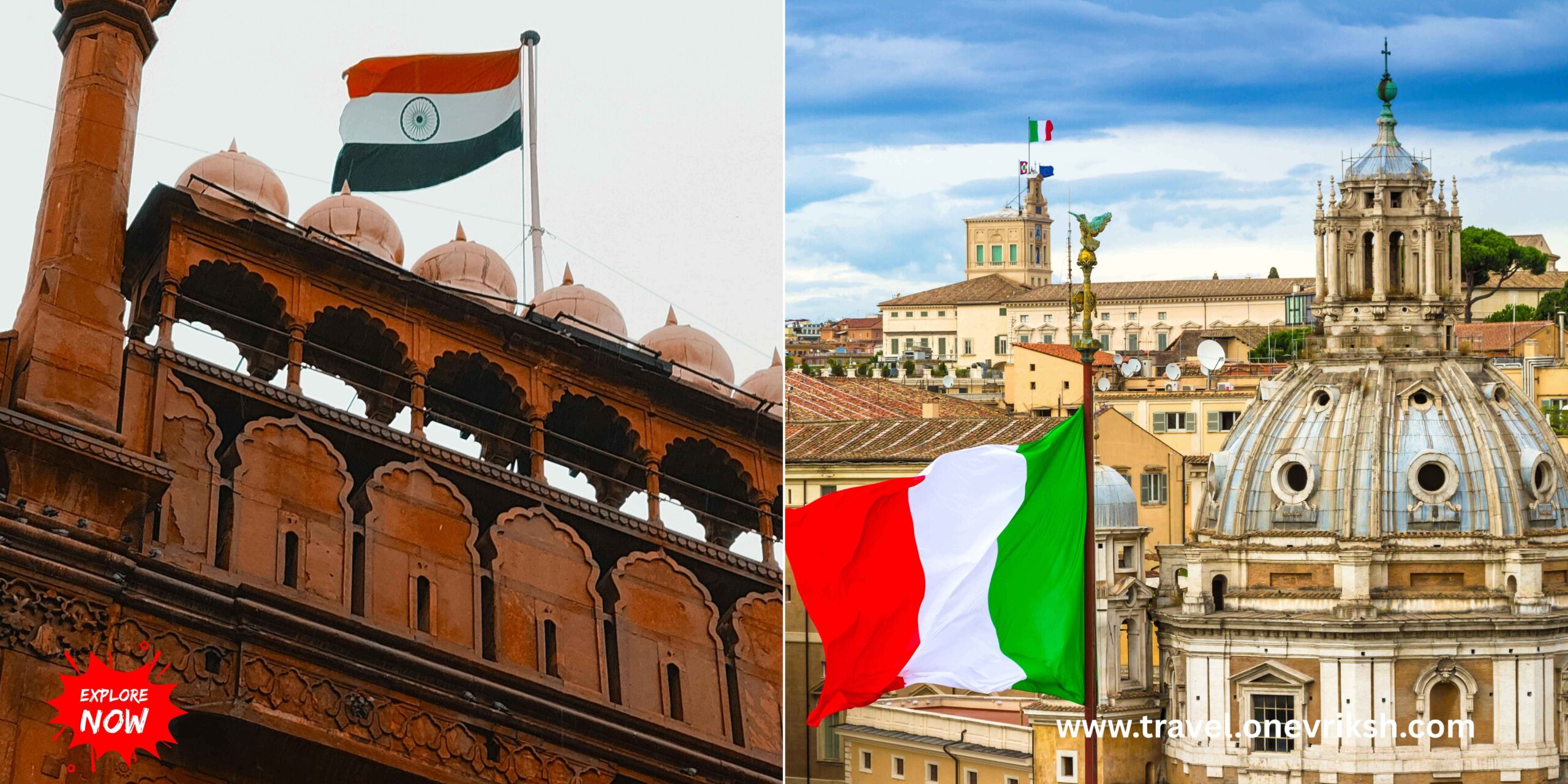 Italy to India trip 